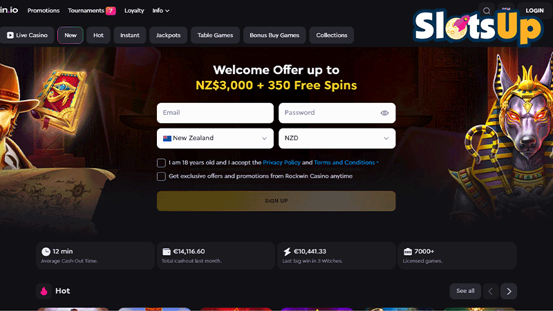 Rockwin Casino Login