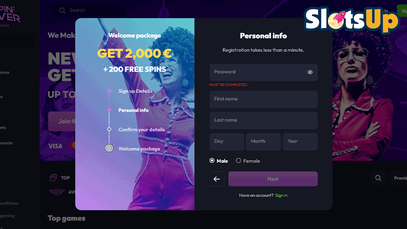 spinfever Login