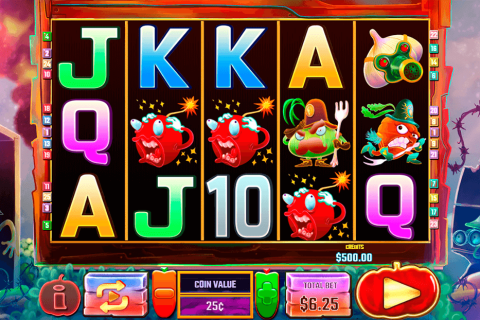 Vegetable Wars Multislot Casino Slots 