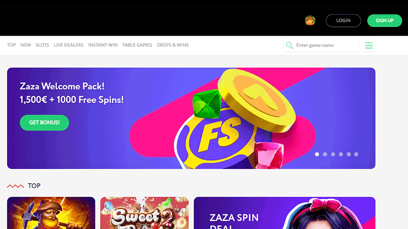 zaza Casino Login