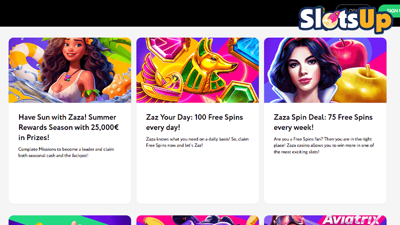 zaza Casino Promotions