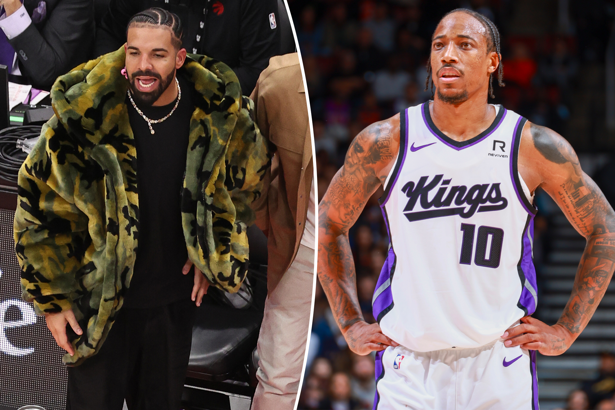 Drake calls DeMar DeRozan a ‘p–y’ as he walked by after Sacramento Kings lost to Toronto Raptors