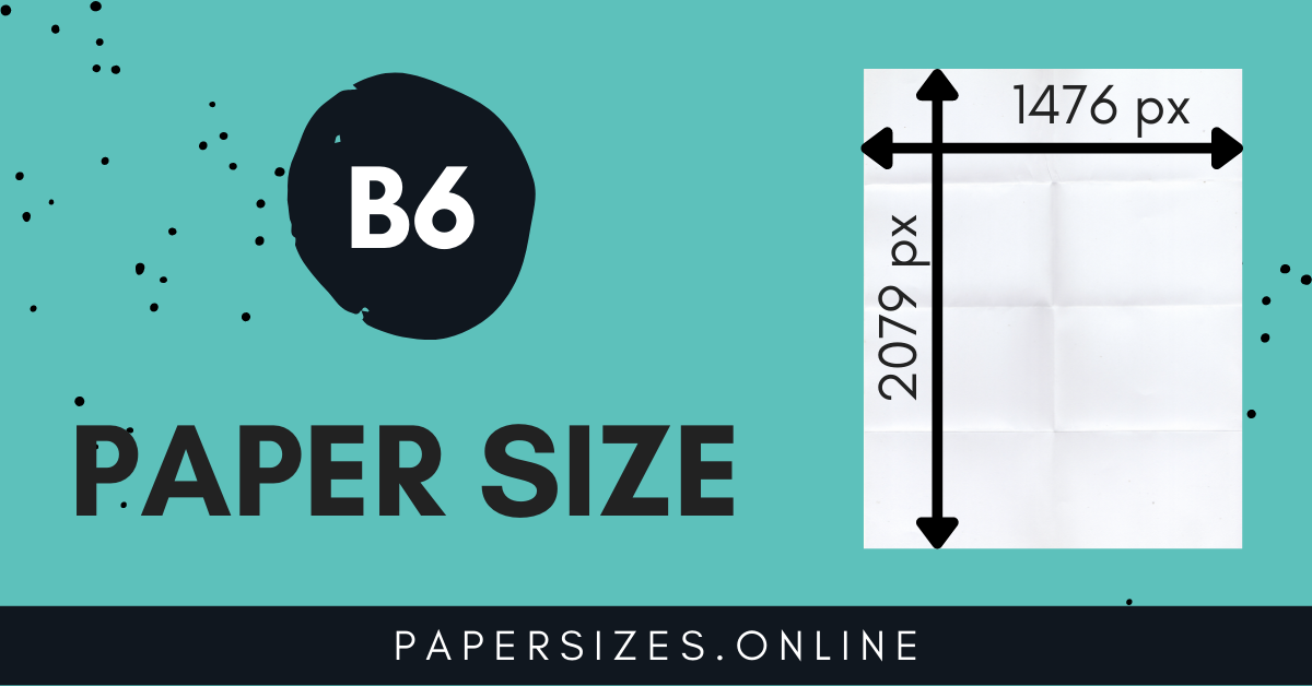 B6 Paper Size