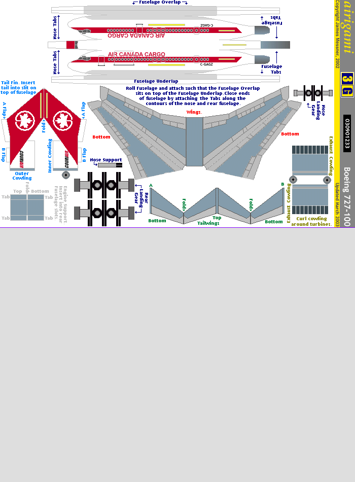 3G: Air Canada Cargo (1965 c/s) - Boeing 727-200 [030901233]