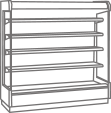 Wall positioned cases remote