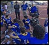 Rob Mendez coaches his JV team at Prospect High School in Saratoga.