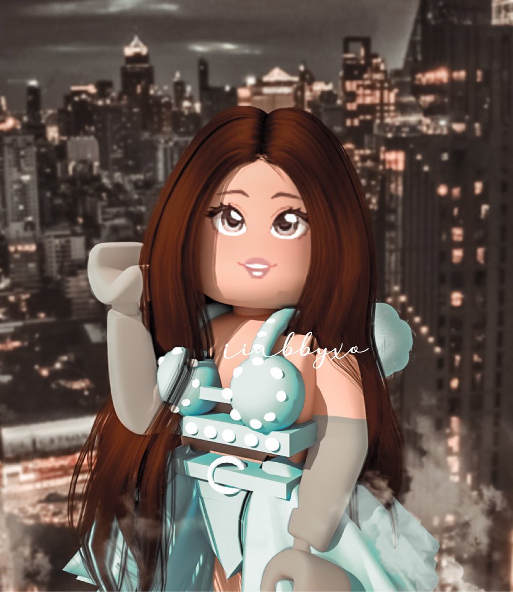 Roblox GFX Girl With Brown Hair