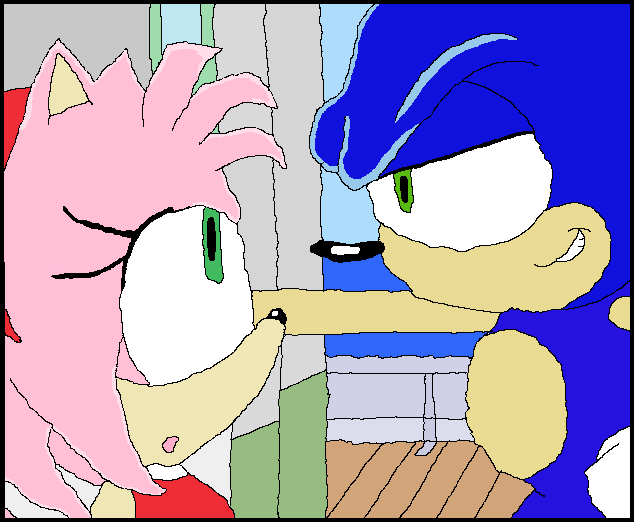 Sonic X Amy Kisses Sonic Episode Part 1