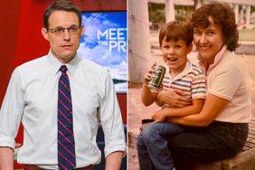 Steve Kornacki, National Political Correspondent for NBC News and MSNBC, appears on "Meet the Press" ; Steve Kornacki and his mother.