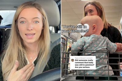 Stranger Stops Mom in Grocery Store, Remarking on Her 9-Month-Old 'Still' Being in Pajamas Midday