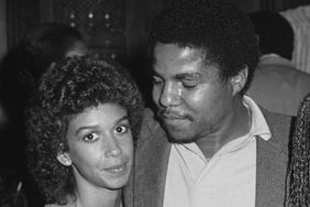 Delores Martes Jackson (1955-1994) with her husband, American singer-songwriter and musician Tito Jackson attending a party hosted by 'Right On!' magazine, venue unspecified, in New York City, New York, 31st July 1982