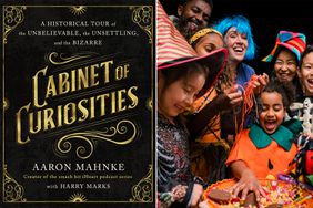 Cabinet of Curiosities by Aaron Mahnke; Trick or treating kids 