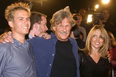 Kris Kristofferson with kids Jesse and Tracy