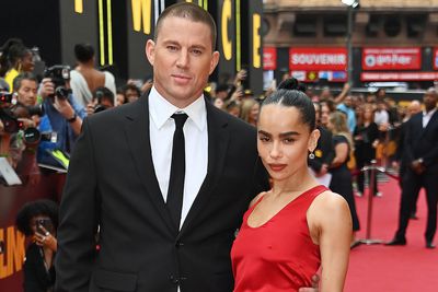 Channing Tatum and Zoe Kravitz attend the European Premiere of 