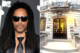 Lenny Kravitz visits childhood home