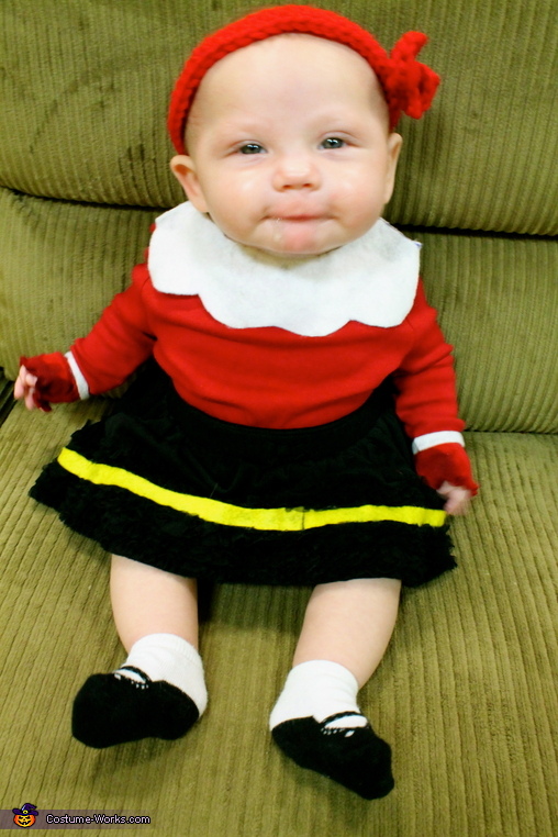 Olive Oyl Baby Costume