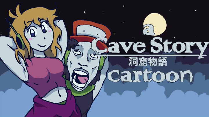 a cave story cartoon