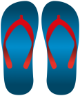 Blue Flip Flops PNG Clip Art - High-quality PNG Clipart Image from ClipartPNG.com