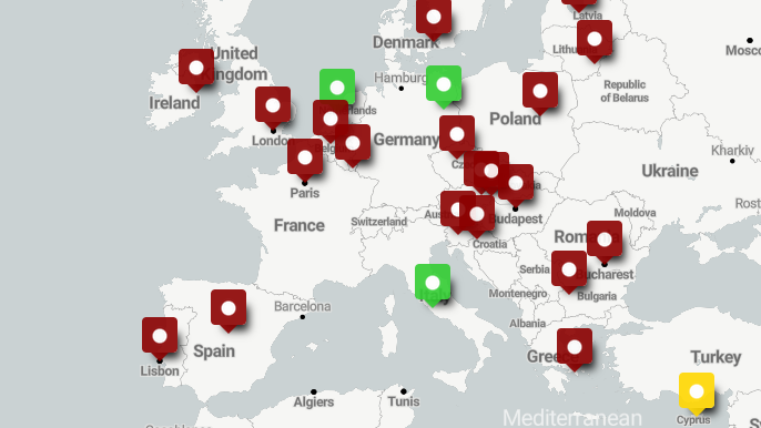 Router Freedom Monitoring Map