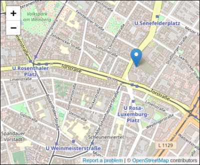 map of the vecinity of the FSFE office in Berlin