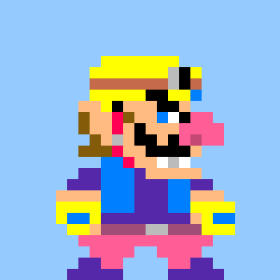 Wario Pixel Art