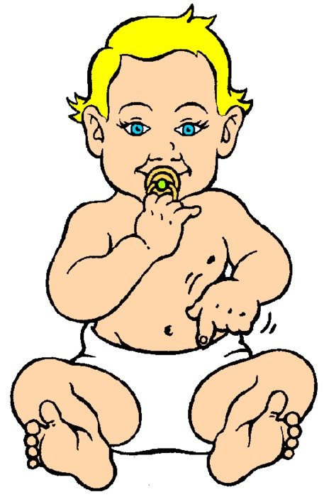 Baby Clip Art drawing