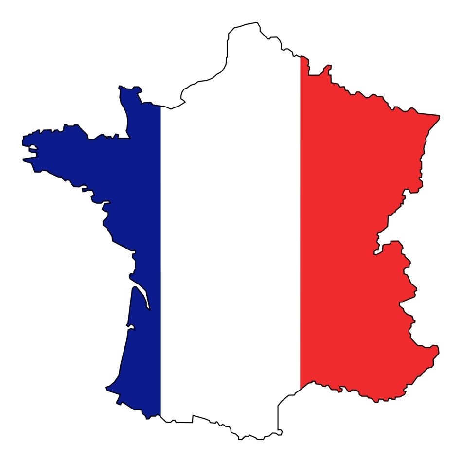 France Map Clip Art drawing