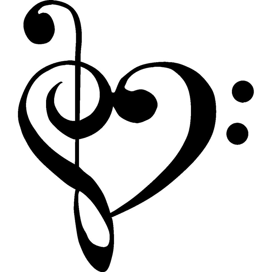 Notes Treble Clef Drawing