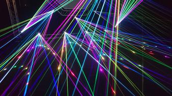 colorful Laser Lightshow