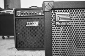 fender and roland Guitar Amplifiers, Music equipment