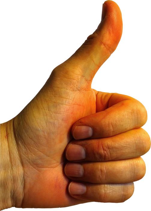 thumbs Up Finger Sign