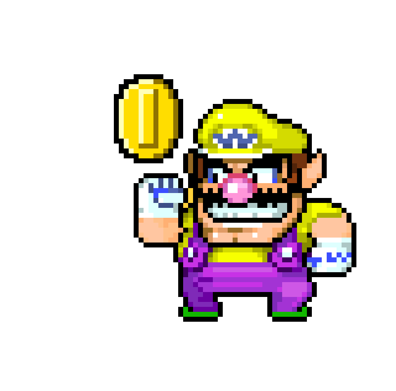 Wario Pixel Art