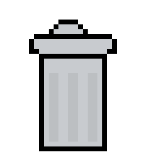 Pixel Art Trash Can Art History Images