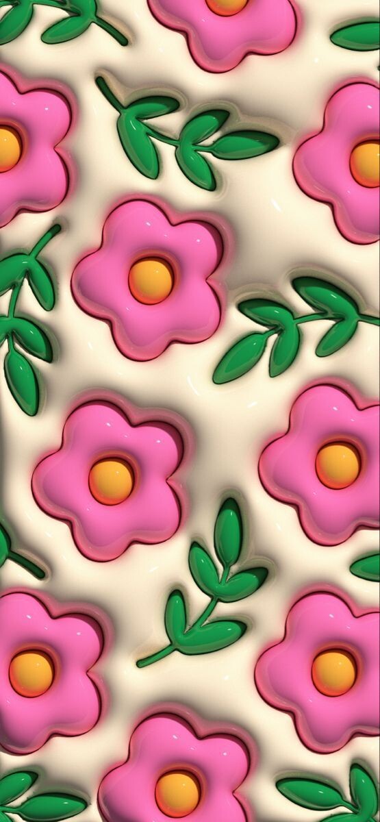 Flowers, 3D Wallpaper, Flower Theme, AI-Images, Backgrounds, Digital Art