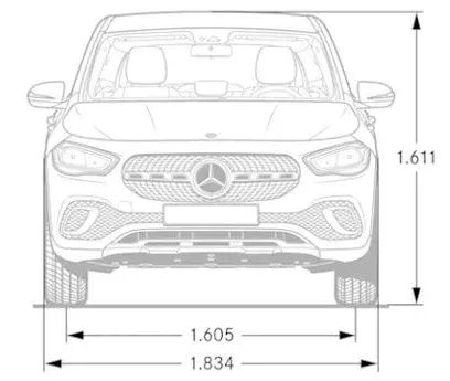 Mercedes,h247,GLA,Frontansicht