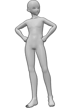 Pose Reference- Anime body poses male