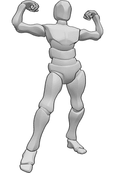 Pose Reference- Body building poses