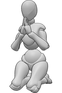 Pose Reference- Kneeling poses