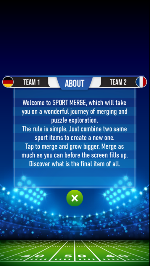 Sport Merge Game About Screenshot.