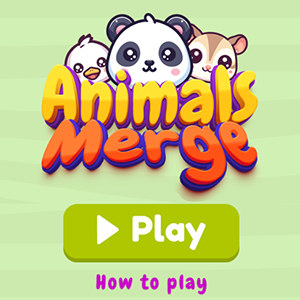 Animals Merge Game.