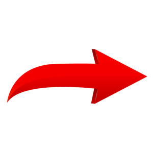 3D Red Arrow PNG