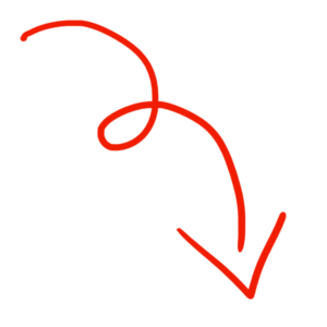 Hand Drawn Red Arrow PNG