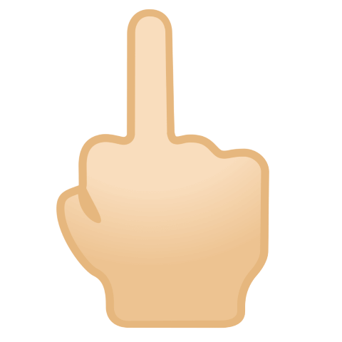 Middle Finger PNG