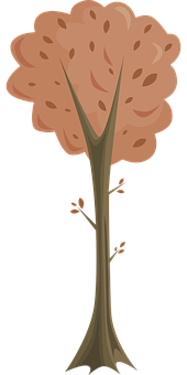 Autumn_ Tree_ Cartoon PNG Image