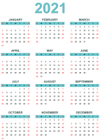 Calendar 2022 year PNG