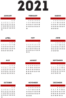 Calendar 2022 year PNG