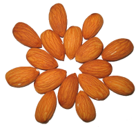 Almonds in shape PNG