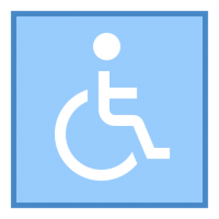 Disabled handicap symbol PNG