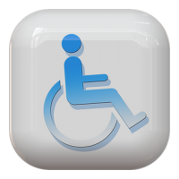 Disabled handicap symbol PNG