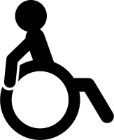 Disabled handicap symbol PNG